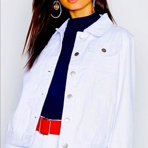 White denim jacket